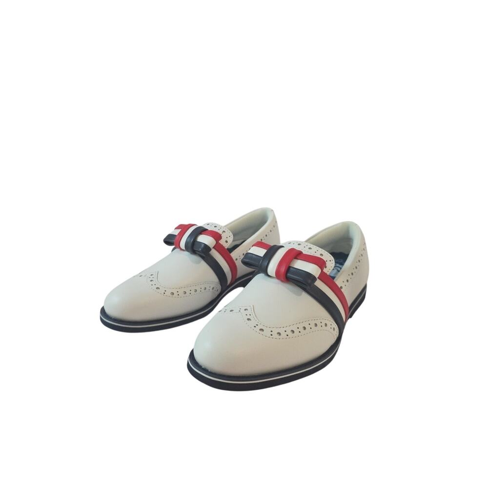 G/Fore G4 Cruiser Brogue Longwing Golf Shoes Sneaker⛳️ LADIES US 7.5 White USA